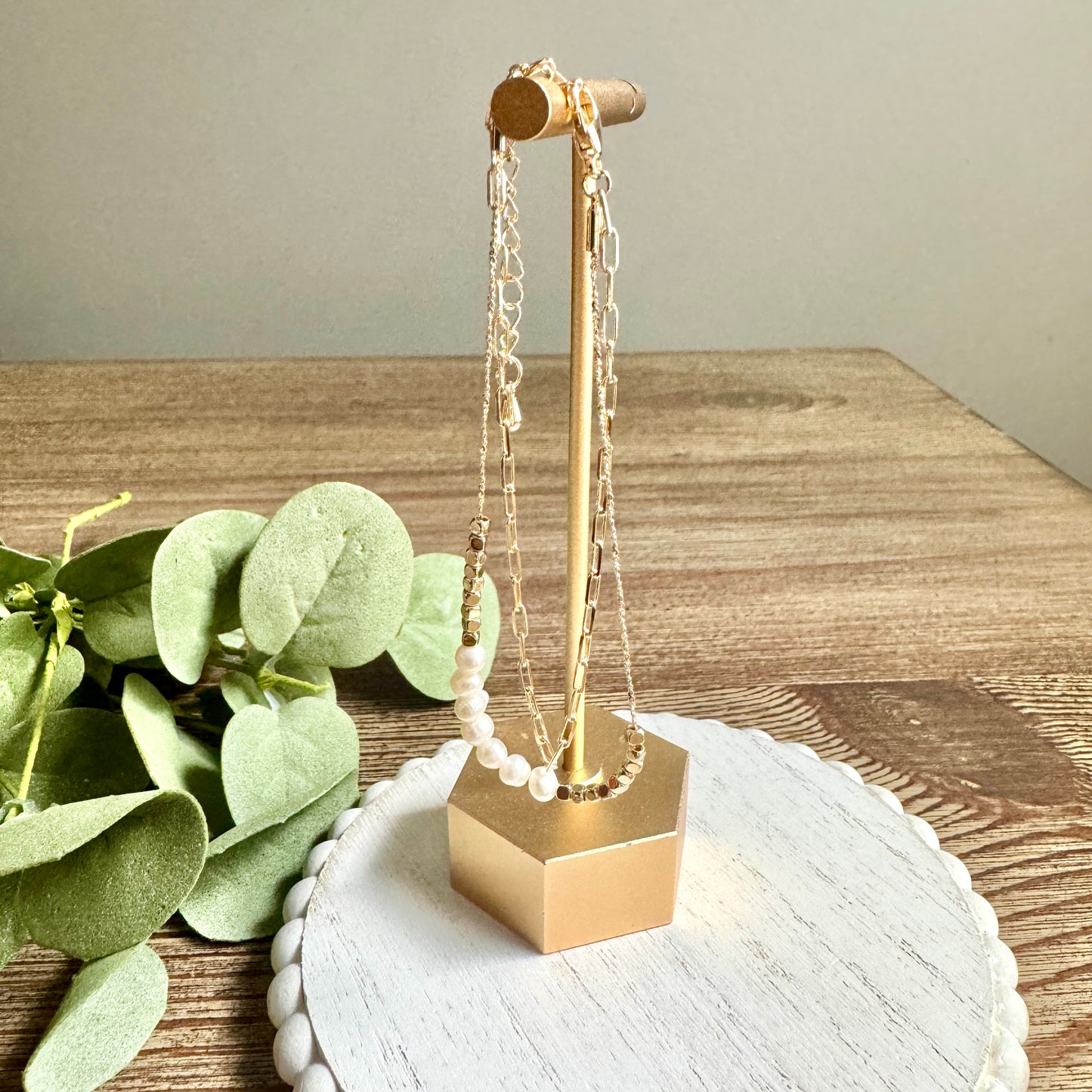 Bracelet Dainty Layered Chain Link Set